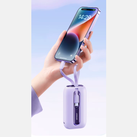 باور بانك صغير شحن سريع Powerbank مع Type-C ل iPhone كابل 10000 مللي أمبير PD QC3.0 شاحن ل سامسونج شاومي